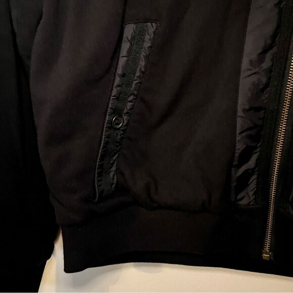 Ted Baker London Reversible Cotton/Nylon Jacket Black Mid-Weight EUC Size 6/2X - Picture 3 of 10